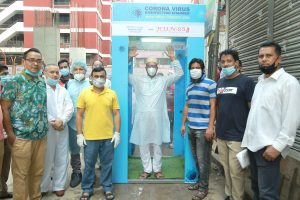 RUN-25_Establish Corona Virus Disinfection Chamber at Shewrapara Bus Stand