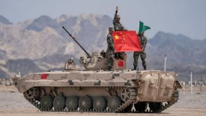 china army and tank in ladakh