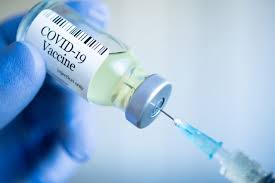 Covid vaccine with needle