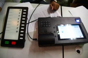 Bangladeshi Peoples visits the Electronic Voting Machine (EVM) exhibition for watching how to use the Electronic Voting Machine in Dhaka, Bangladesh, on November 12, 2018.Bangladesh Election Commotion organized an Electronic Voting Machine (EVM) exhibition On the occasion of upcoming the 11th parliamentary election in Bangladesh. (Photo by Mamunur Rashid/NurPhoto)